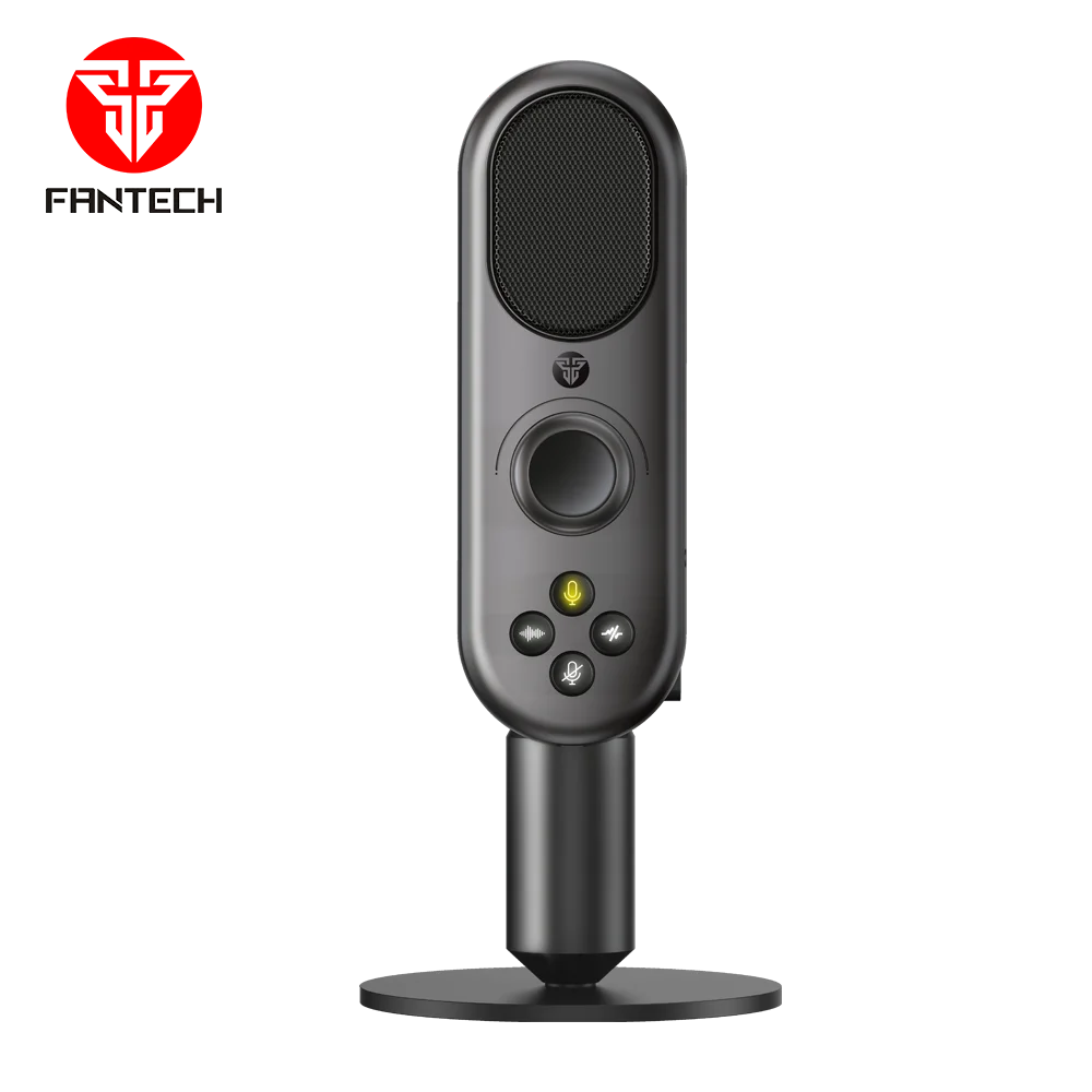 Fantech MCX02 Levisoa Live Custom Logo Professional Streaming RGB Condenser USB Microphone