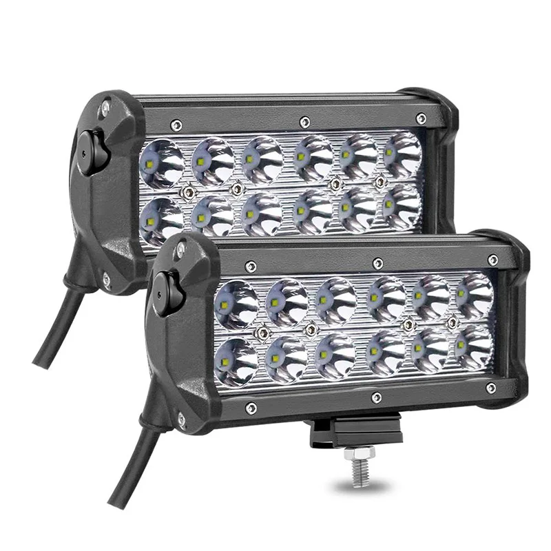 7 дюймов 12v LED освещения грузового автомобиля Бар Offroad с Сапун 36 Вт светодиодная фара противотуманная фара Barras LED для грузовых внедорожных автомобилей пикап ATV UTV
