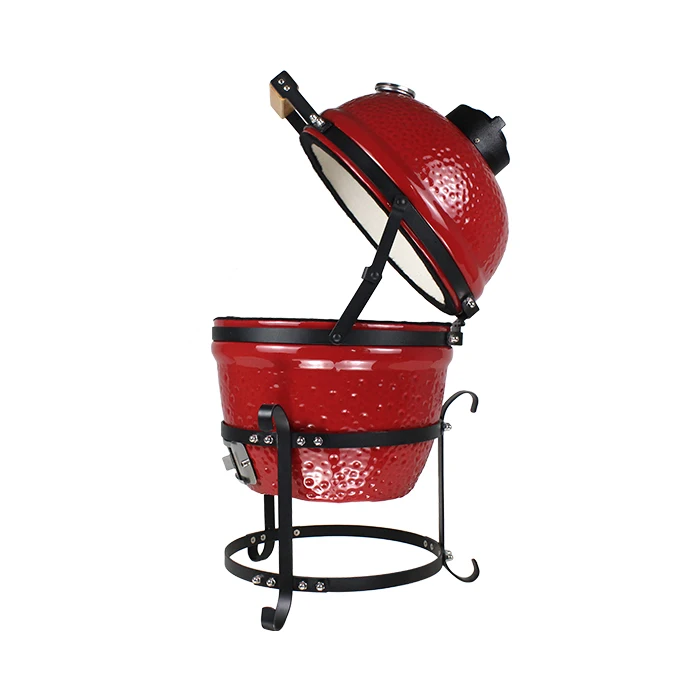 Auplex Outdoor Garden Ceramic barbecue Charcoal Mini 13 Inch Kamado Grill