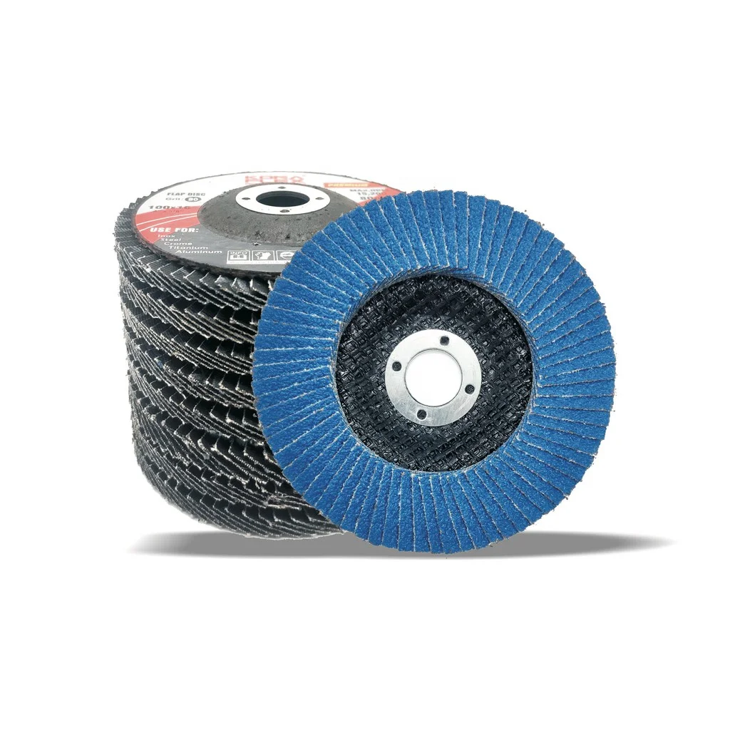 Konaflex-Премиум 4 дюйма циркония Керамический нож T27 лоскут диск шлифовальный и шлифовальным кругом зернистостью 40/60/80/120