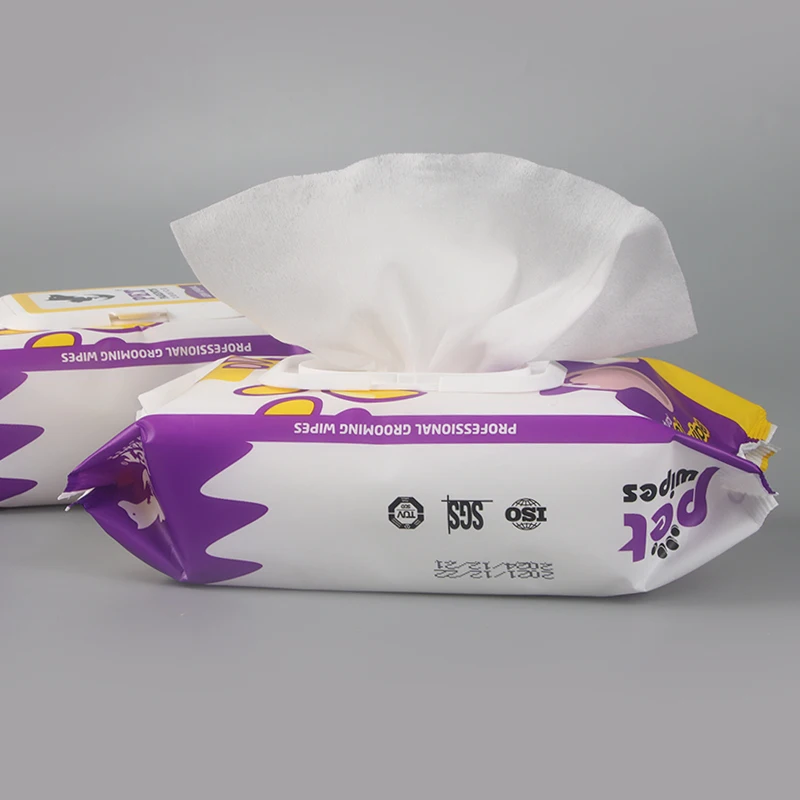 100pcs pet wipes for germ removal Pet Care Sanitary Cleaning Wet Wipes Dog Cat 80pcs 100pcs Wet Wipes