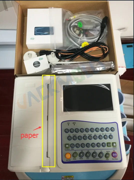 JM-8121 digital portable 12 channel 12 lead ECG machine with inner thermal printer for hospital