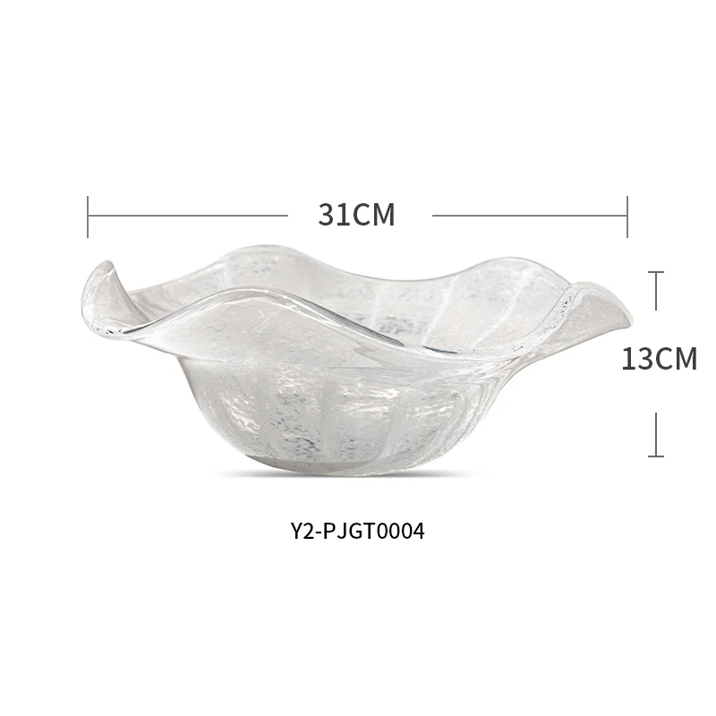 Entry lux glass candies tray set glass candy tray candy trays For Home And Hotel