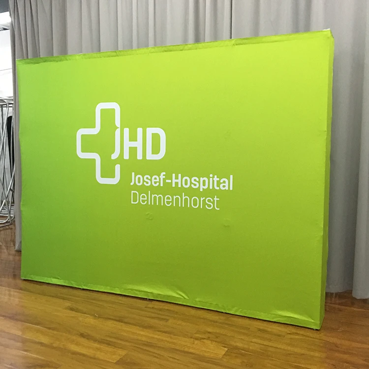 China Suppliers 10ft Portable Advertising Event Backdrop Stand Tension Fabric Pop up Display
