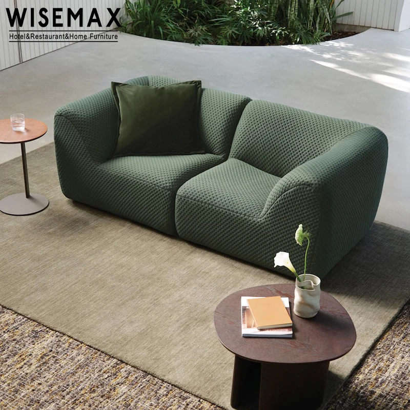 WISEMAX мебель средневековый модульный тканевый обивочный диван итальянская домашняя секционный напольный набор