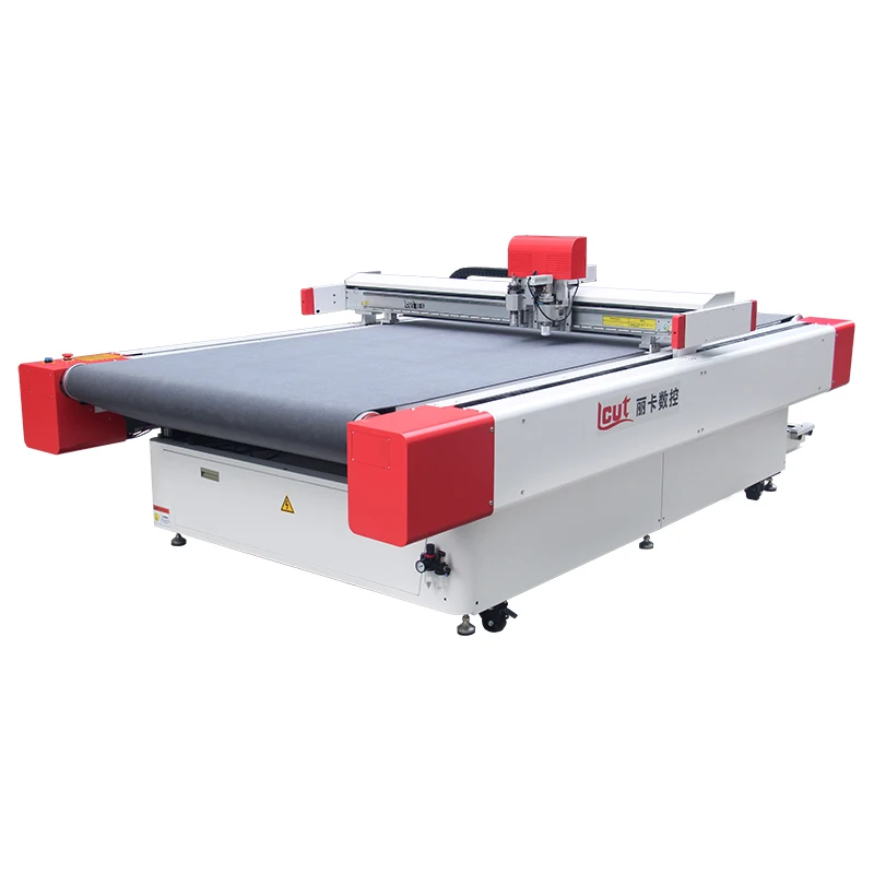 Cnc Plastic Fabric Circular Rail Mat Knife Cotton Cutting Machine Flatbed