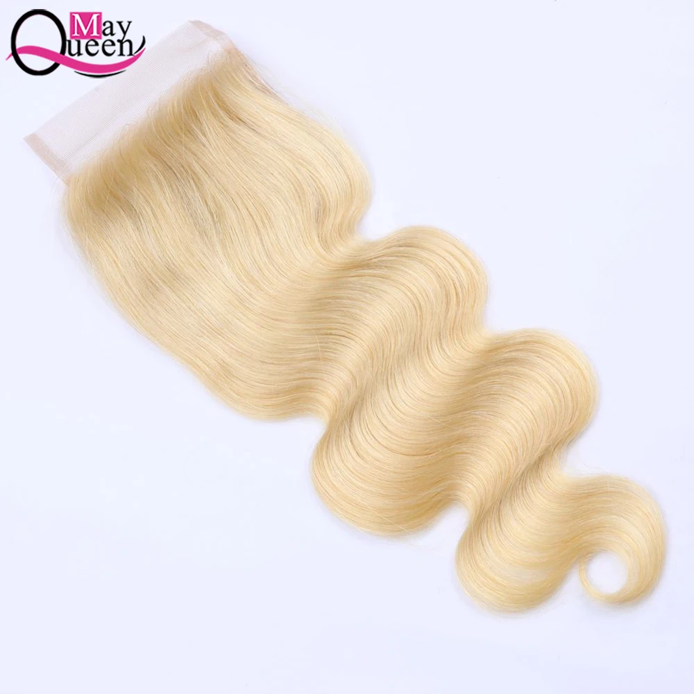 Blonde 613 water wave natural wave Human hair weave Brazilian Human Hair bundles with closure
