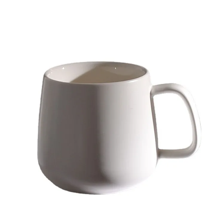 Wholesale High Quality Design Mug Ceramic Travel Mug 330 ml Portable Ceramic Coffee Mug Belly Cup Set with Lid