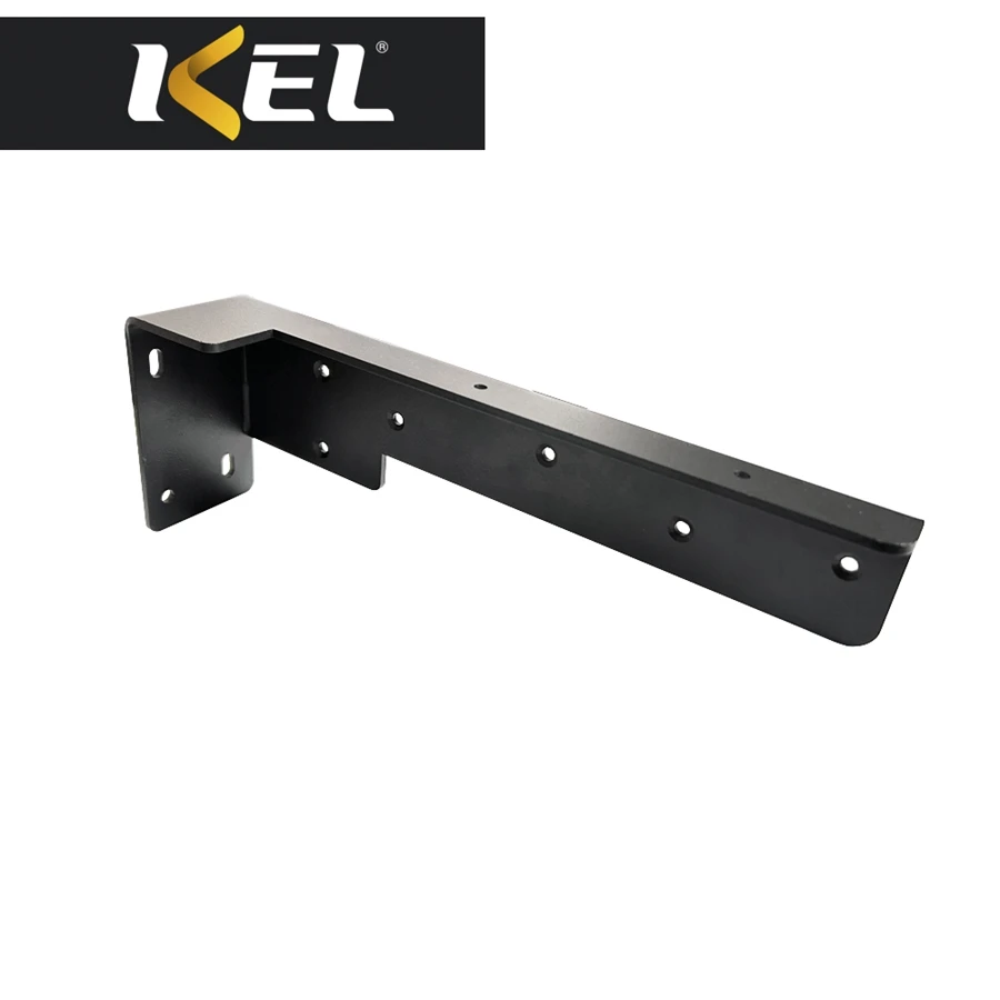 Black Floating Shelf Bracket Hardware Accessories Wall Mount Shelf Bracket Hidden Bracket