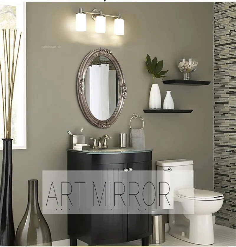 
MOK Top sale nature decorative polyurethane framed wall mounted mirror for living room 