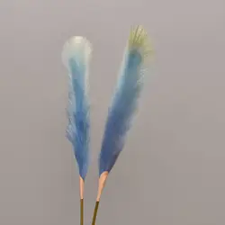 High Quality False Large Fluffy Grey Beige Artificial Dried Pampas Grass For Sale