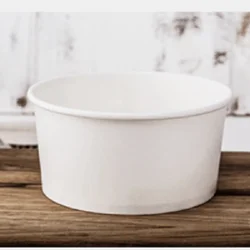 Wholesale food grade disposable kraft recyclable 500 ml paper bowl