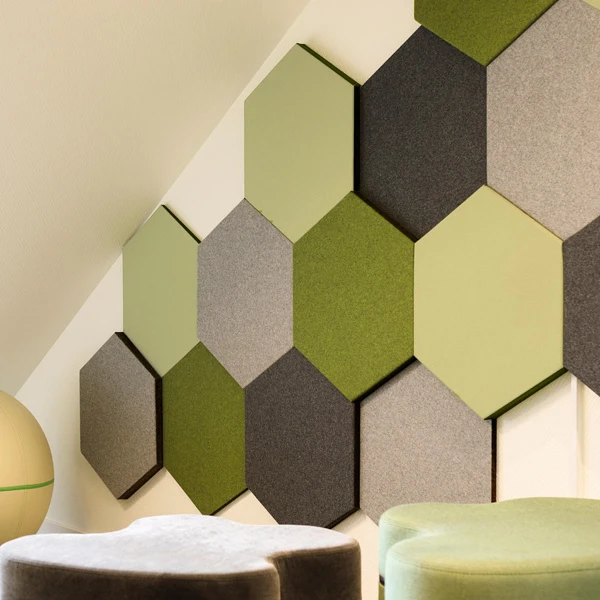 Sound absorb 100% pet felt 9mm high density sound absorption felt acoustic panes pet