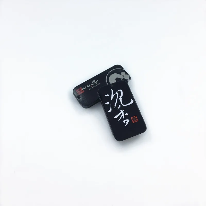 High quality rectangle shaped tin metal  mint candy box with slip lid