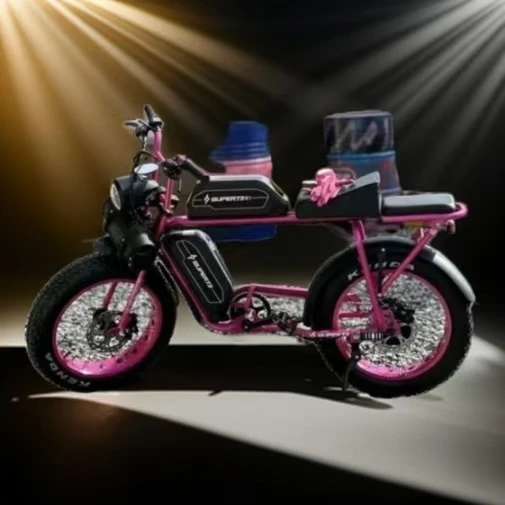 Factory direct sales city electric bicycle front and rear dual battery 500w 48v13AH fat tire electric bicycle