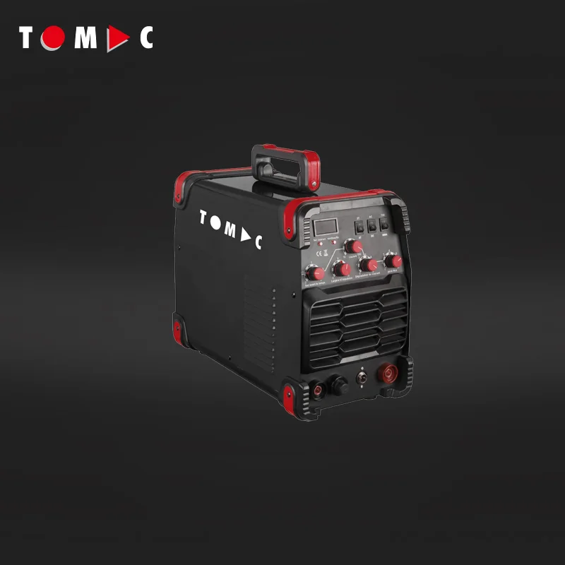 Профессиональный портативный сварочный аппарат TOMAC/DC 200A IGBT TIG MMA для сварки нескольких материалов включая алюминий