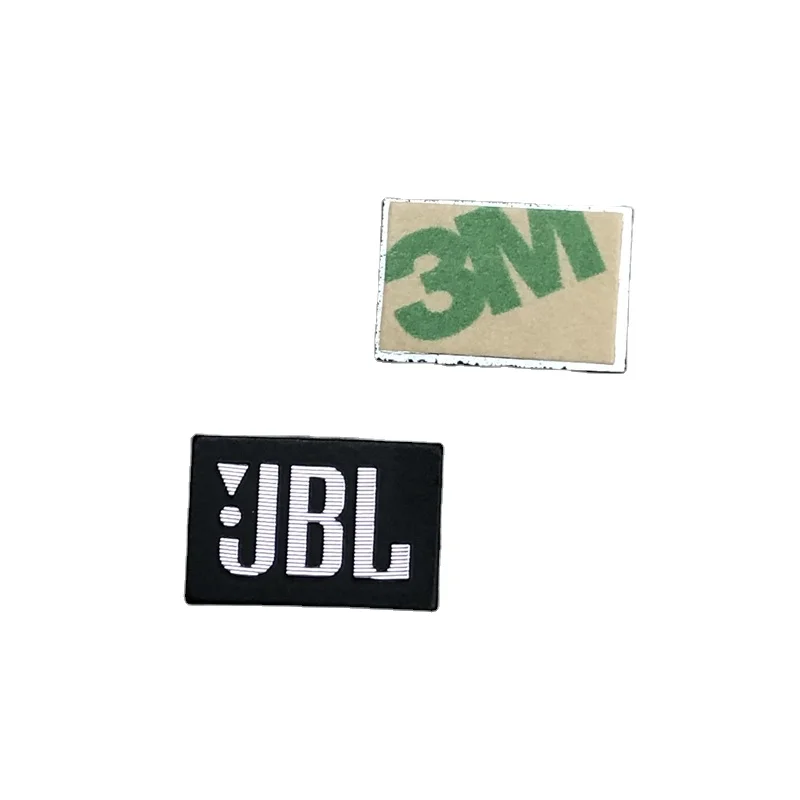 Custom brand logo aluminum nameplate maker metal logo name plates