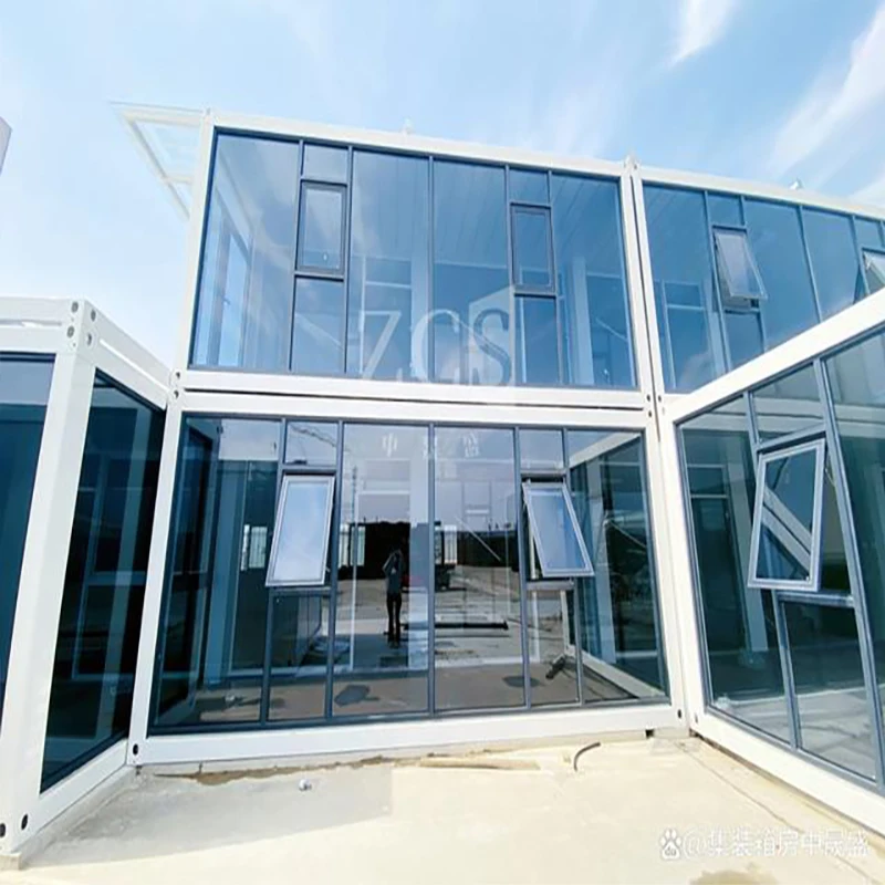Customized container houses for employee rest areas home container house 20 ft x 30ft heshi
