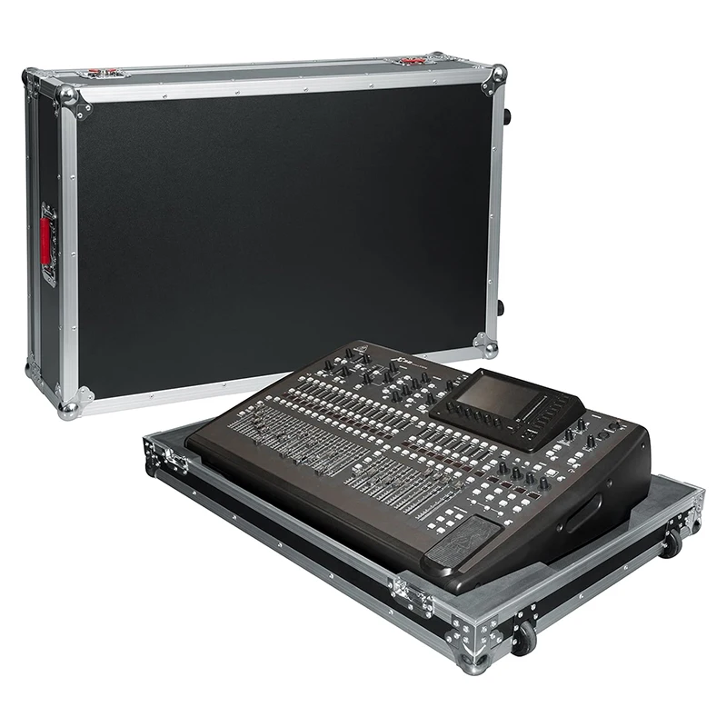 Aluminum Flight Case for X32 Controller Road Case Custom Fit For Behringer X32 with Built in Wheels and Tow Handle
