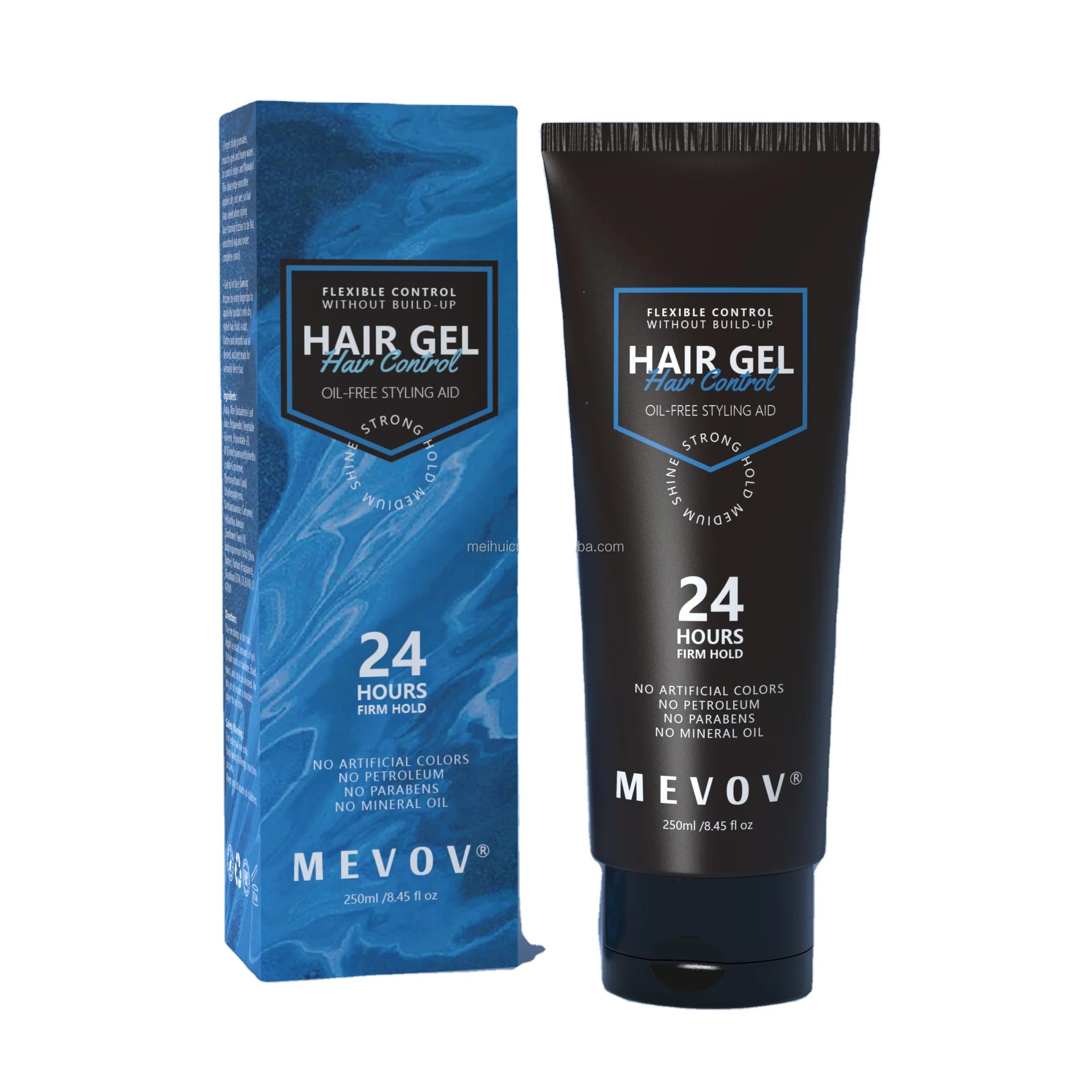 Private Label OEM Maximum Hold Hair Gel for Braiding Men and Women Curly Hair Styling Gel