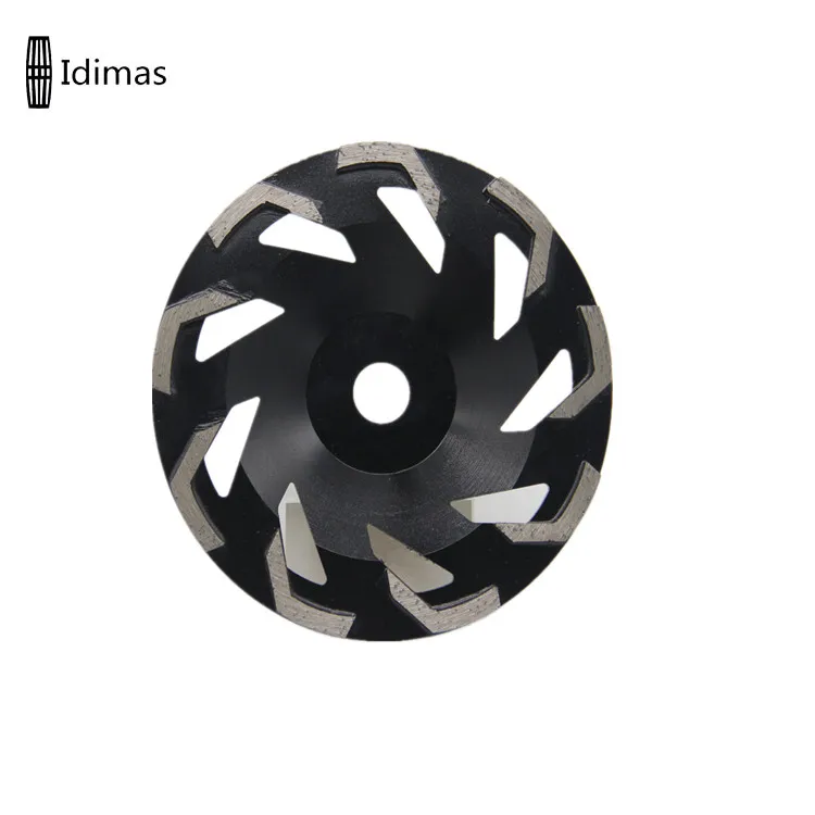 Заводская цена расклешенный напольный вентилятор с сегментным дизайном алмазная кружка для шлифовки колесо кружки 4 5 6 7 9