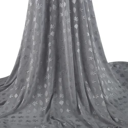 Поставщик на заказ белая 100% полиэфирная причудливая Цветочная сетчатая ткань с вышивкой