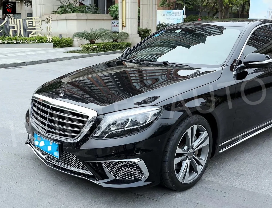 Hot selling car bumper AMG S65 body kit for mercedes Benz S class w222 S320 S350 S500 front bumper rear bumper side skirts