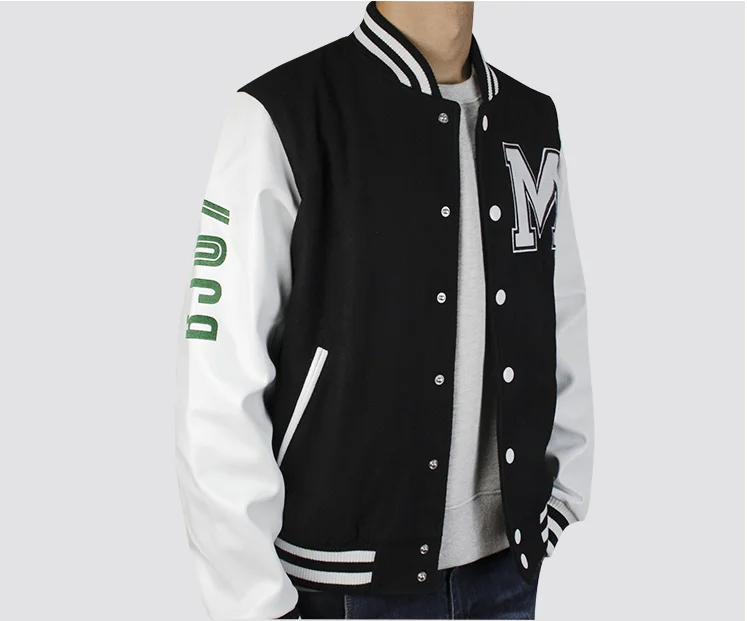 Varsity Bomber Jacket bj02 Back