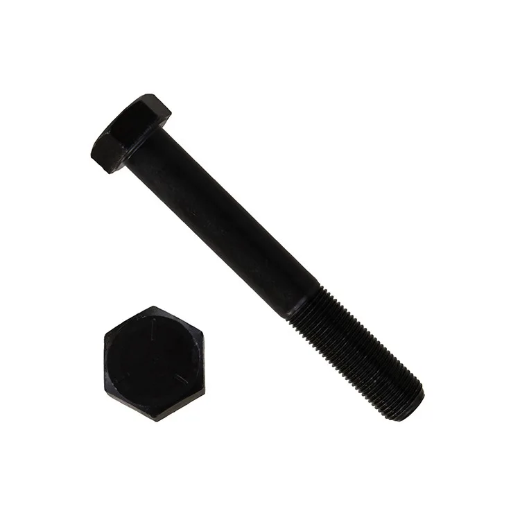 ANSI ASME UNC UNF Grade5 Grade8 высокопрочные DIN931 черный оксид цинка простые шестигранные болты с полной половинной резьбой болт шестигранной головкой