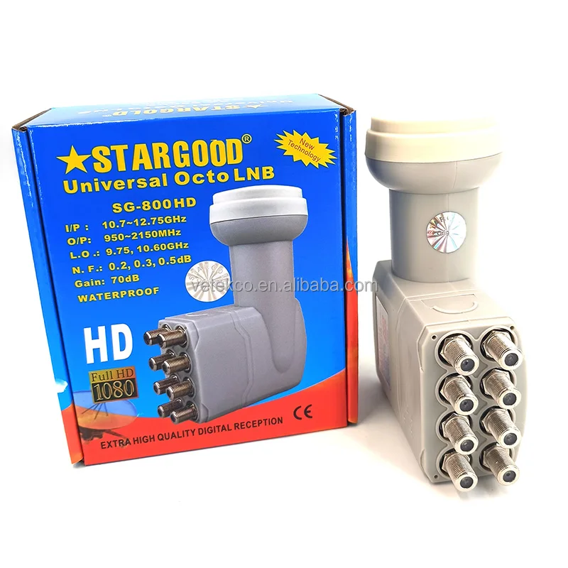 China Manufacturer Supply Hot Selling Digital KU Band Single/Twin/Quad /Octo Stargold LNB
