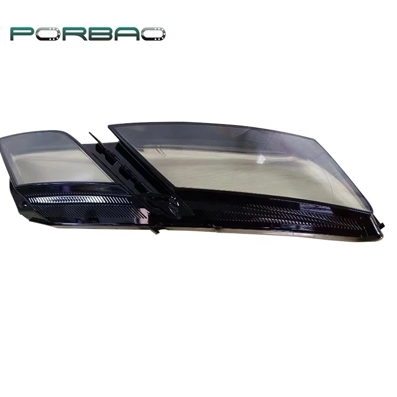 PORBAO car lights Transparent Headlight Lens Cover for Octavia A7 18-20 Year Oversea Version