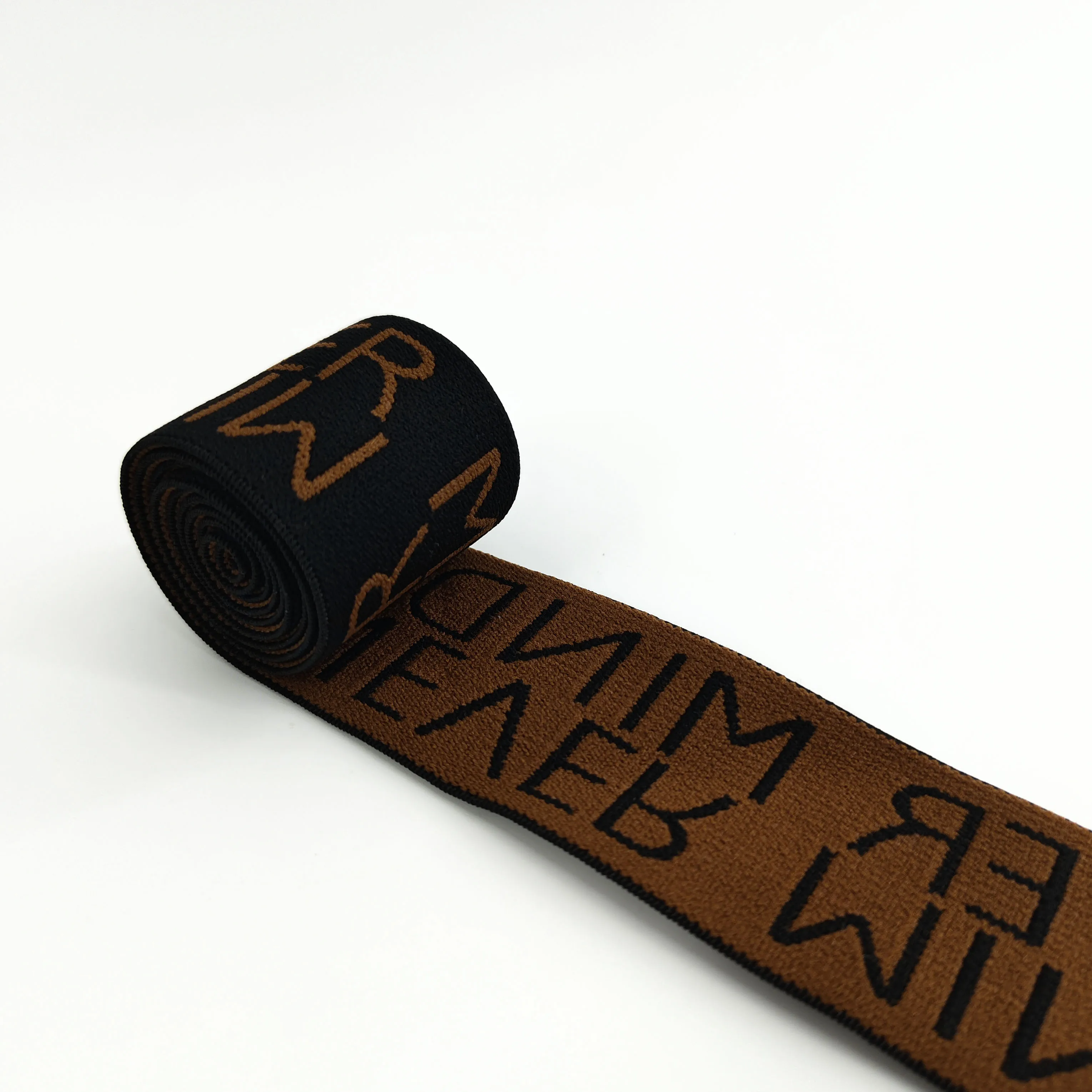 Free sample manufacturer custom slip woven micro low waist elastic embroidery band