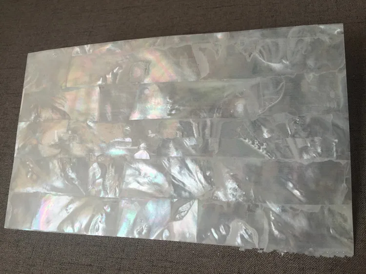 Self Adhesive Laminated Wall Furniture Craft White Mother of Pearl Shell Paper Sheet for Wall