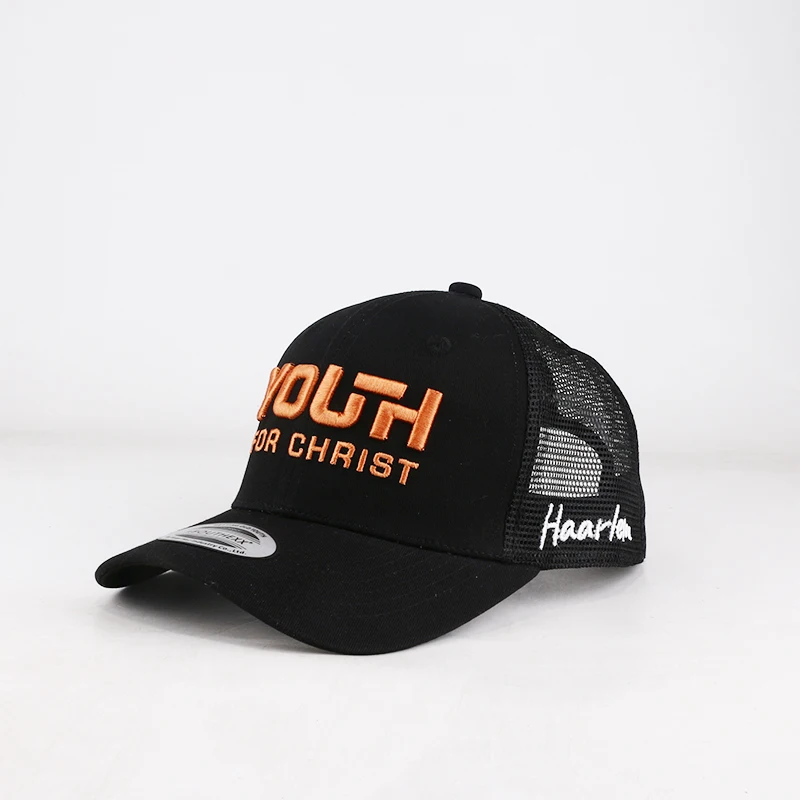 3d Embroidery Trucker Hat 5 Panel Trucker Hat For Man Outdoor Ventilate dry Sports Cap