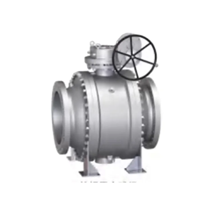 Q347Y 600LB NI60 Cast Steel Turbine Fixed Type Manual Flanged Ball Valve