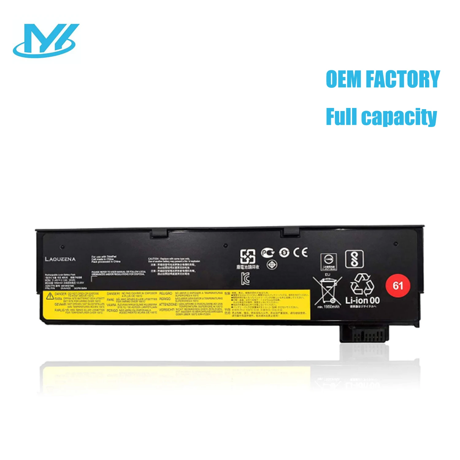 Laqueena SB10K97580 01AV422 01AV423 Laptop Battery Compatible with Lenovo ThinkPad A475 A485 T470 T570 T480 T580 P51S P52S TP25