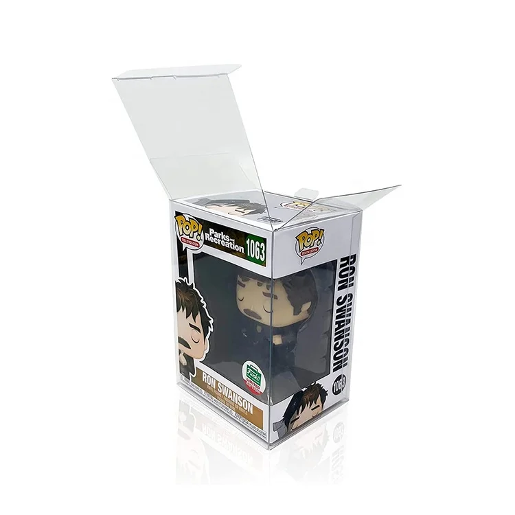 Pop Protector Case for Funko 4 Inch Funko Pop Case Protective Film Acid Free Pop Case Protector Auto Lock Bottom