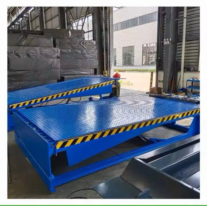 Heavy duty industrial hydraulic dock leveler electric dock ramp for  warehouse loading and unloading