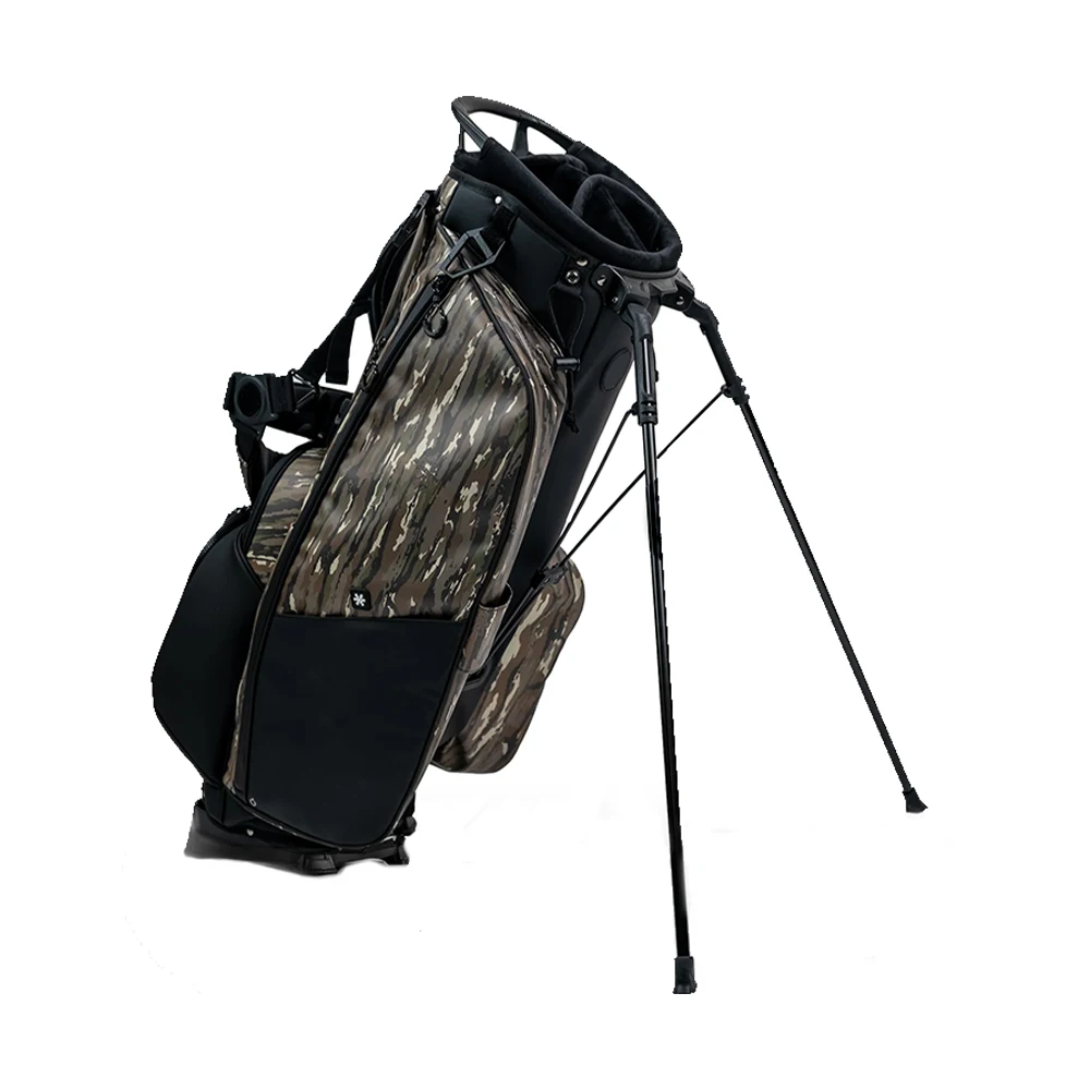 PRIMUS GOLF New Arrival 2024 superior quality pu leather camouflage lightweight golf stand bag 6 way