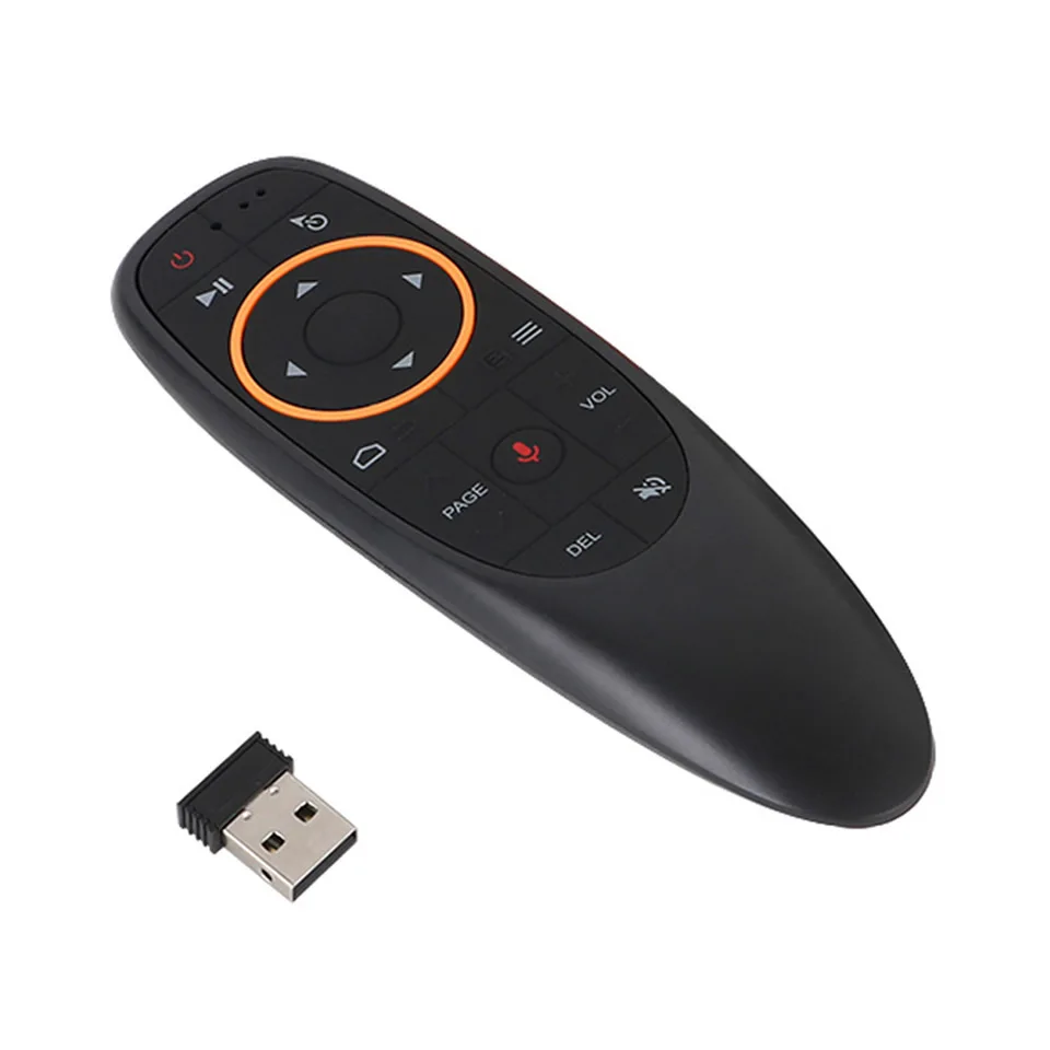 G10 G10S Air Mouse Voice Control 2.4G USB Receiver G10s with Gyro Sensing Mini Wireless Smart Remote for Android TV BOX