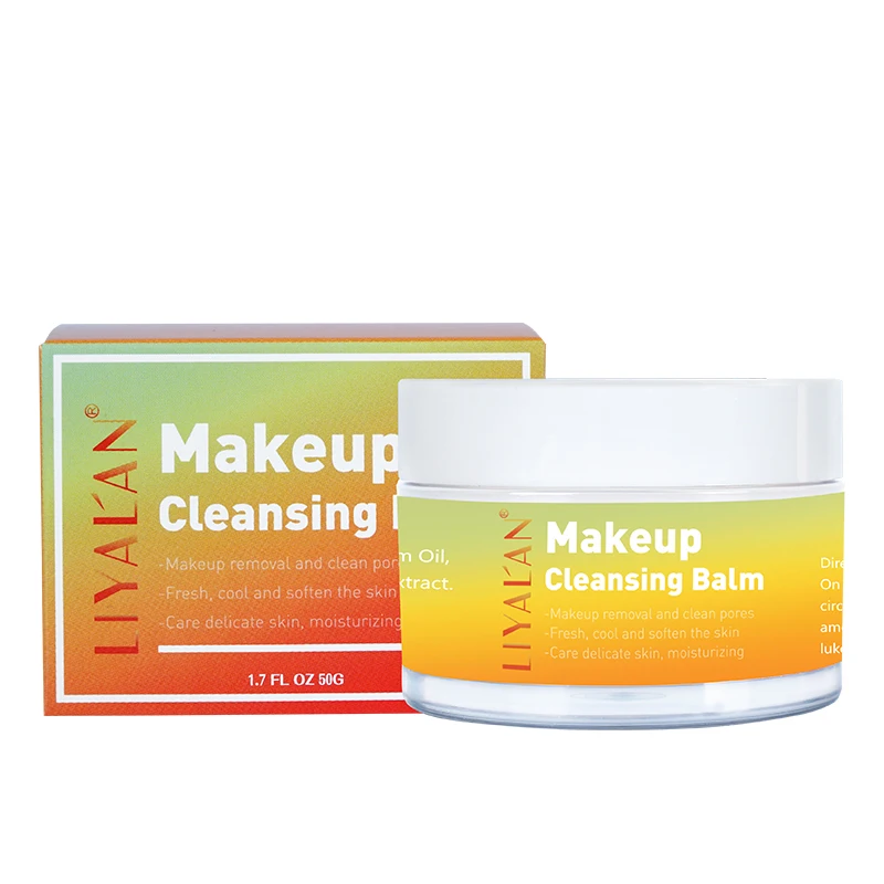 OEM/ODM Private Label Natural Organic Vegan Makeup Remover Oil Control Cleansing Balm For Face Cleansing