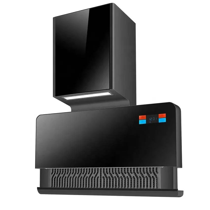 Stainless Steel Chimney Kitchen Fume Hood Chinese Style Exhaust Cooker Range Hood With Voice and Smoke Sensor