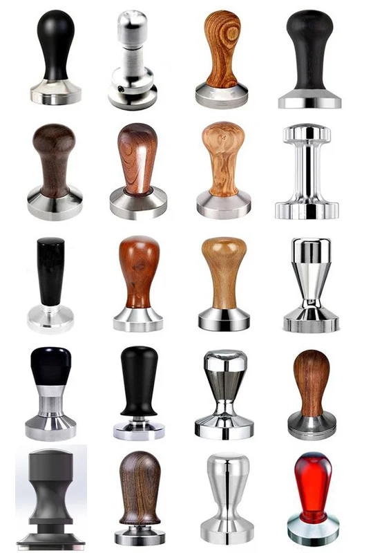 High Quality Stainless Steel Spring Loaded Coffee  Tamper 51 53 58 mm Coffee Tamper OEM