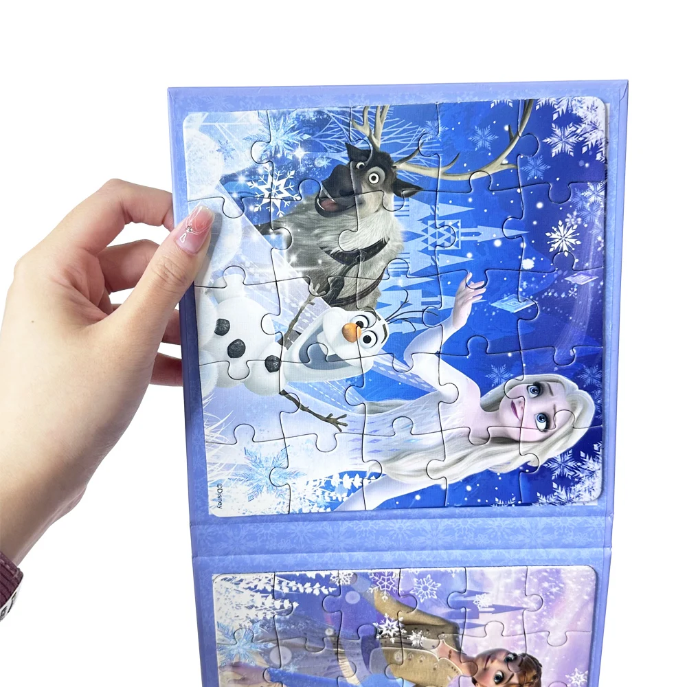 Portable Magnetic Puzzle Customizable Magnetic Jigsaw Puzzle for Children cartoon animal fruit