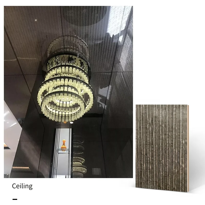 WPC resin  wood composite wall  panel for ceiling decor and  wall decor