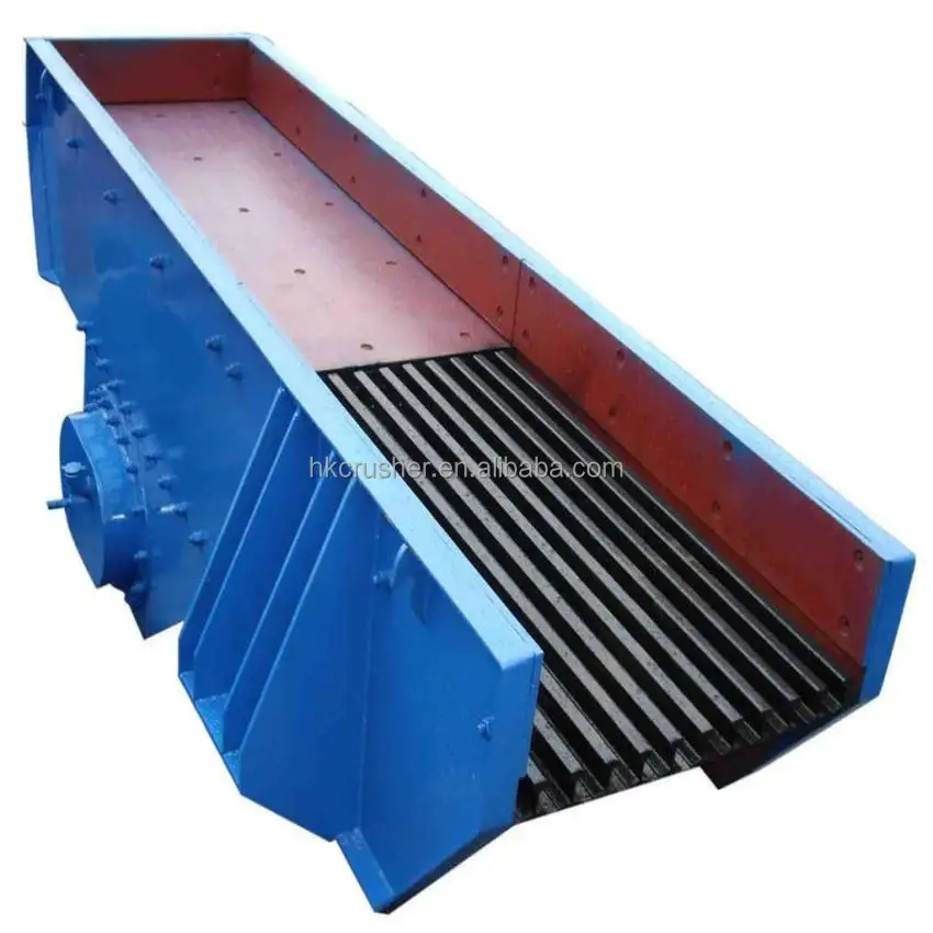 Vibrating grizzly feeder