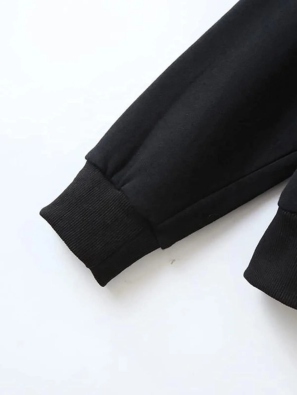Black Zipper Hoodie