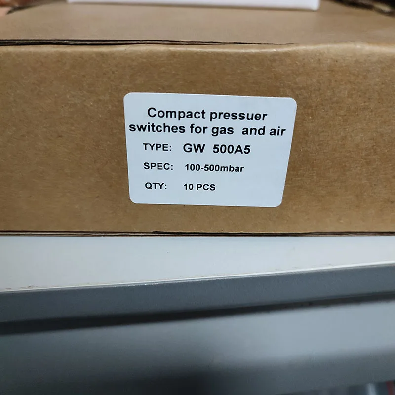 GW500A5 pressure switch for air and gas GW 500 A5 for DUNGS actuators and DMV double solenoid valve, burner spare parts