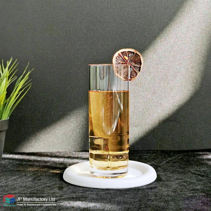 Стеклянный стакан высокого кафе для напитков 16 унций