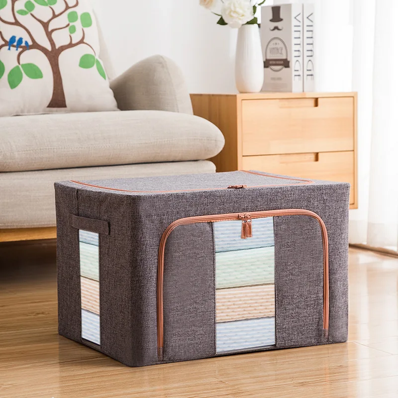 
New style household storage box organizer home large clothes storage for closet 